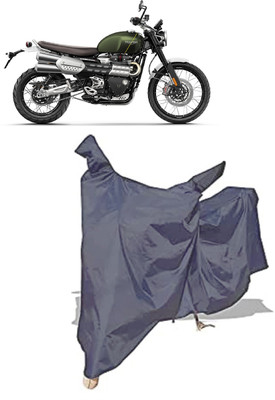 Amexride Two Wheeler Cover for Triumph(Scrambler 1200, Grey)