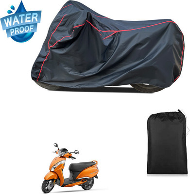 PAGORA Waterproof Two Wheeler Cover for TVS(Jupiter 125, Black)
