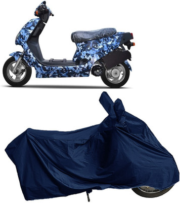 DIGGU Two Wheeler Cover for Hero(Electric AXLHE-20 BS6, Blue)