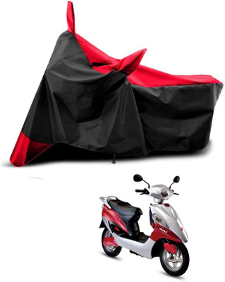 KEDIT Two Wheeler Cover for Hero(Electric Maxi, Red, Black)