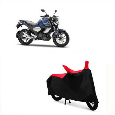 Autohug Waterproof Two Wheeler Cover for Yamaha(YZF-R15 V2 BS6, Black, Red)