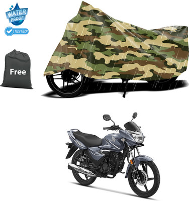 PAGORA Waterproof Two Wheeler Cover for Honda(CB Shine, Yellow)