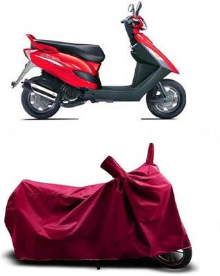Coxtor Waterproof Two Wheeler Cover for Bajaj(Kristal, Maroon)