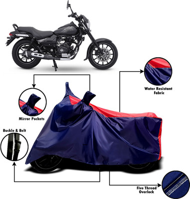 AUCTIMO Two Wheeler Cover for Bajaj(Avenger 150 Street, Multicolor)