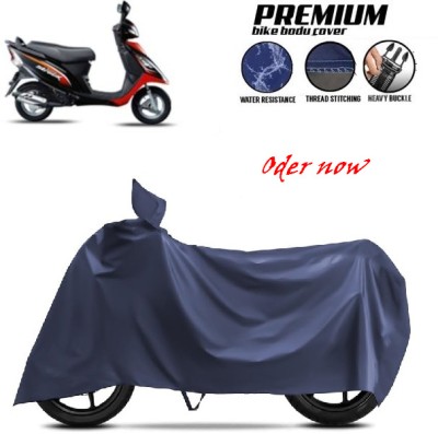 smwzxyu Waterproof Two Wheeler Cover for Honda, Bajaj, Hero, TVS, Yamaha(Blue)