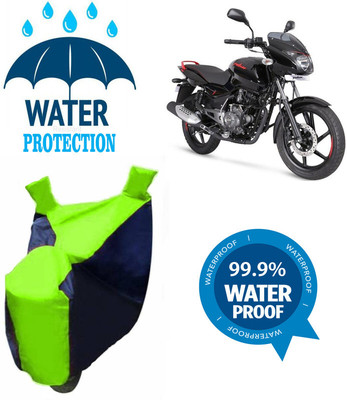 RTS COLLECTIONS Waterproof Two Wheeler Cover for Bajaj(Pulsar, Multicolor)