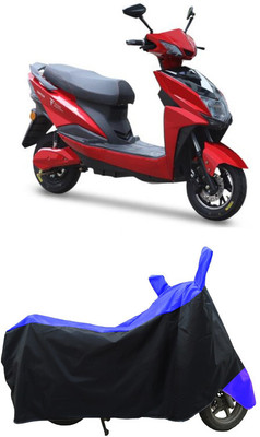 Coxtor Waterproof Two Wheeler Cover for Techo Electra(Raptor BS6, Blue)