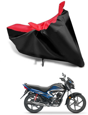KEDIT Two Wheeler Cover for Honda(Dream Yuga, Red, Black)