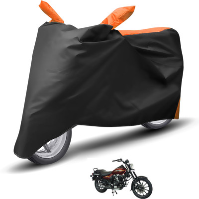 Caronix Waterproof Two Wheeler Cover for Bajaj(Avenger 150 Street, Orange)