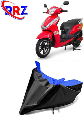 RRZ Waterproof Two Wheeler Cover for Ampere(Magnus, Black, Blue)