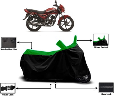 Amexride Two Wheeler Cover for Honda(Dream Neo, Green)