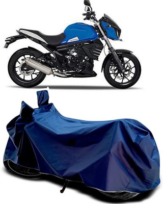 AASHTIK MART Two Wheeler Cover for Mahindra(Mojo UT 300, Blue)