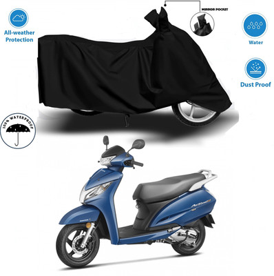 WMIZEXA Waterproof Two Wheeler Cover for Bajaj(Black)