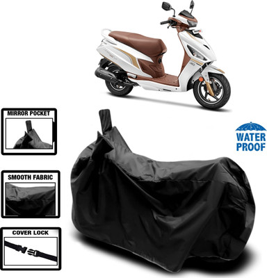 WMIZEXA Waterproof Two Wheeler Cover for Hero(MotoCorp Maestro Edge 125, Black)