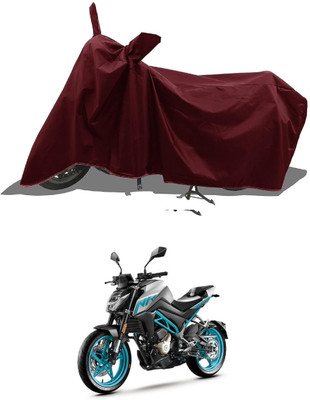 DeepShakshi AUTOMOTIVE Waterproof Two Wheeler Cover for CFMoto(650 NK BS6, Maroon)
