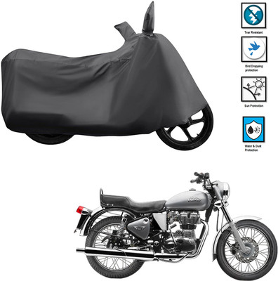 CODOKI Waterproof Two Wheeler Cover for Royal Enfield(Electra 4S, Grey)