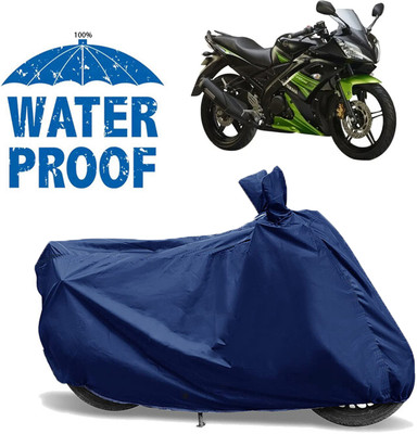 AUTOCAD Waterproof Two Wheeler Cover for Yamaha(YZF R15S, Blue)