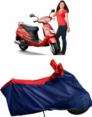APNEK Waterproof Two Wheeler Cover for Mahindra(Duro 125, Blue, Red)