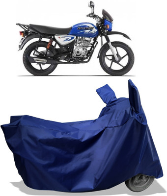 Amexride Two Wheeler Cover for Bajaj(Boxer AT, Blue)
