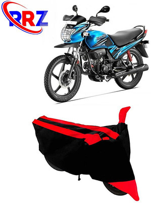 RRZ Waterproof Two Wheeler Cover for Hero(Passion Pro, Black, Red)