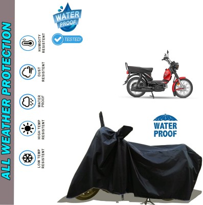 AutoGalaxy Waterproof Two Wheeler Cover for TVS(XL 100 Comfort, Black)