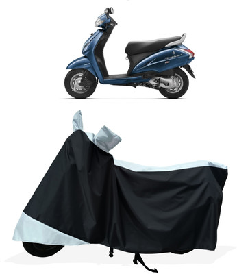 Tricway Two Wheeler Cover for Honda(Activa 3G, White)