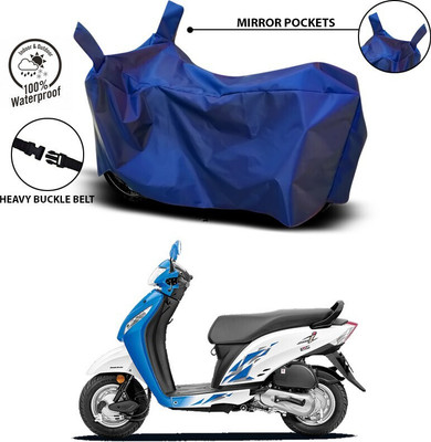 SEBONGO Waterproof Two Wheeler Cover for Honda(Activa, Blue)
