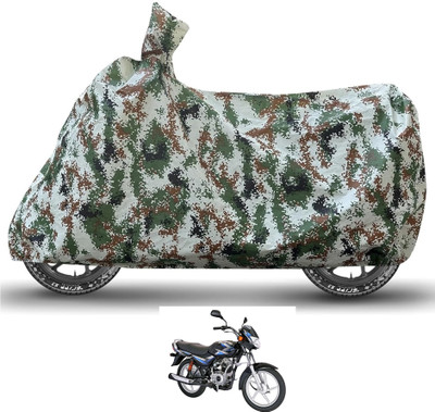 Caronix Waterproof Two Wheeler Cover for Bajaj(CT 100, Green)