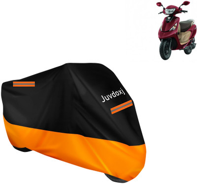 Juvdoxj Waterproof Two Wheeler Cover for TVS(Scooty Zest BS6, Orange)