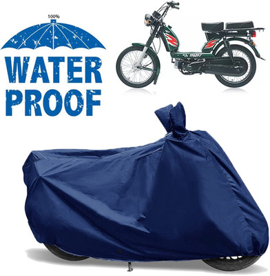 AutoGalaxy Waterproof Two Wheeler Cover for TVS(XL 100 Heavy Duty BS6, Blue)