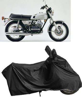 MMSSTAR Waterproof Two Wheeler Cover for Yamaha(RD 350, Black)