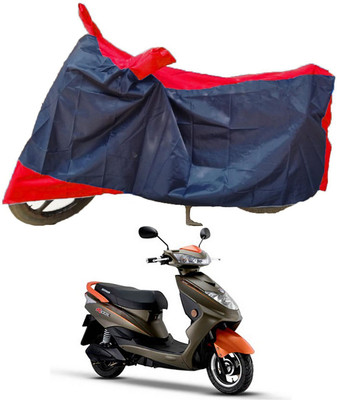 Mdstar Waterproof Two Wheeler Cover for Okinawa(Ridge, Red, Blue)
