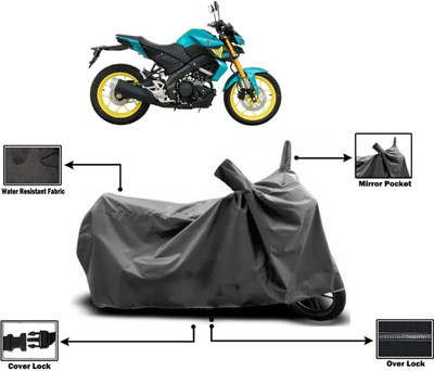 Amexride Two Wheeler Cover for Yamaha(MT 15 New, Grey)