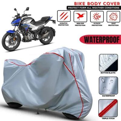 Shiv Kanha Waterproof Two Wheeler Cover for Hero(Xtreme, Silver)
