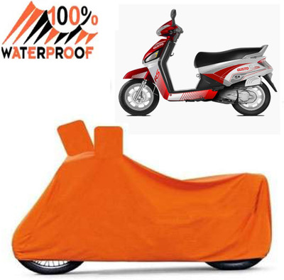 Autoinnovation Waterproof Two Wheeler Cover for Mahindra(Gusto 125, Orange)