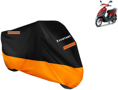 Horseyaart Waterproof Two Wheeler Cover for Avon(E Star BS6, Orange)