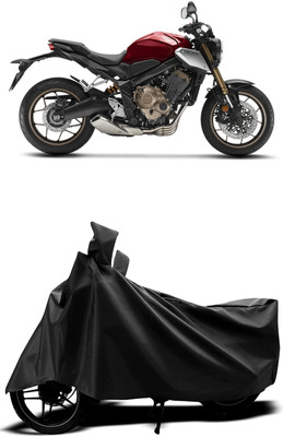 Mdstar Waterproof Two Wheeler Cover for Honda(CBR 650F, Black)