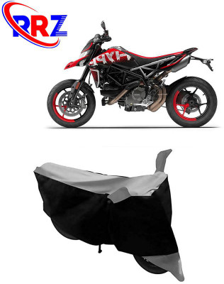 RRZ Waterproof Two Wheeler Cover for Ducati(Hypermotard, Black, Grey)