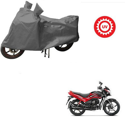 DeepShakshi AUTOMOTIVE Waterproof Two Wheeler Cover for Honda(Passion Xpro, Grey)