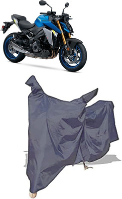 Amexride Two Wheeler Cover for Suzuki(GSX S1000, Grey)