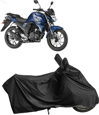 MMSSTAR Waterproof Two Wheeler Cover for Yamaha(FZ S FI (V 2.0) BS6, Black)