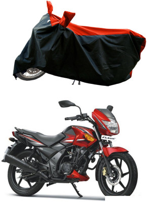 AESTRYD Two Wheeler Cover for TVS(Flame DS 125, Red)
