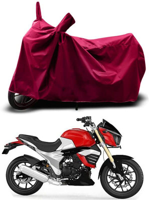 KEDIT Two Wheeler Cover for Mahindra(MOJO XT 300, Maroon)