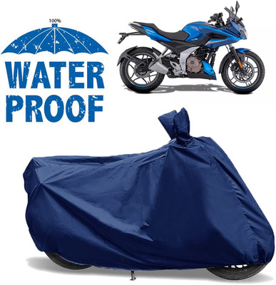 AutoGalaxy Waterproof Two Wheeler Cover for Bajaj(Blue)