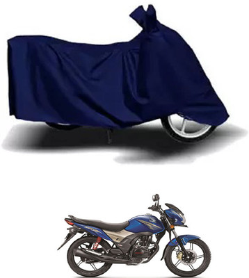 RONISH Waterproof Two Wheeler Cover for Honda(CB Shine SP, Blue)