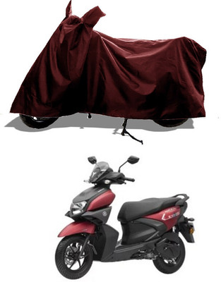 GROFATIK Two Wheeler Cover for Yamaha(Ray-ZR 125FI BS6, Maroon)