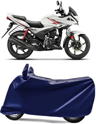 AUCTIMO Two Wheeler Cover for Hero(Ignitor, Blue)