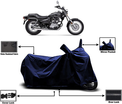 Amexride Two Wheeler Cover for Bajaj(Eliminator, Blue)