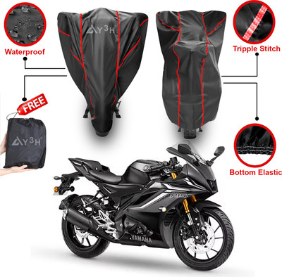 Y3H Waterproof Two Wheeler Cover for Yamaha(R15 V3, Grey)