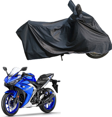 Motodreka Waterproof Two Wheeler Cover for Yamaha(YZF R3, Black)